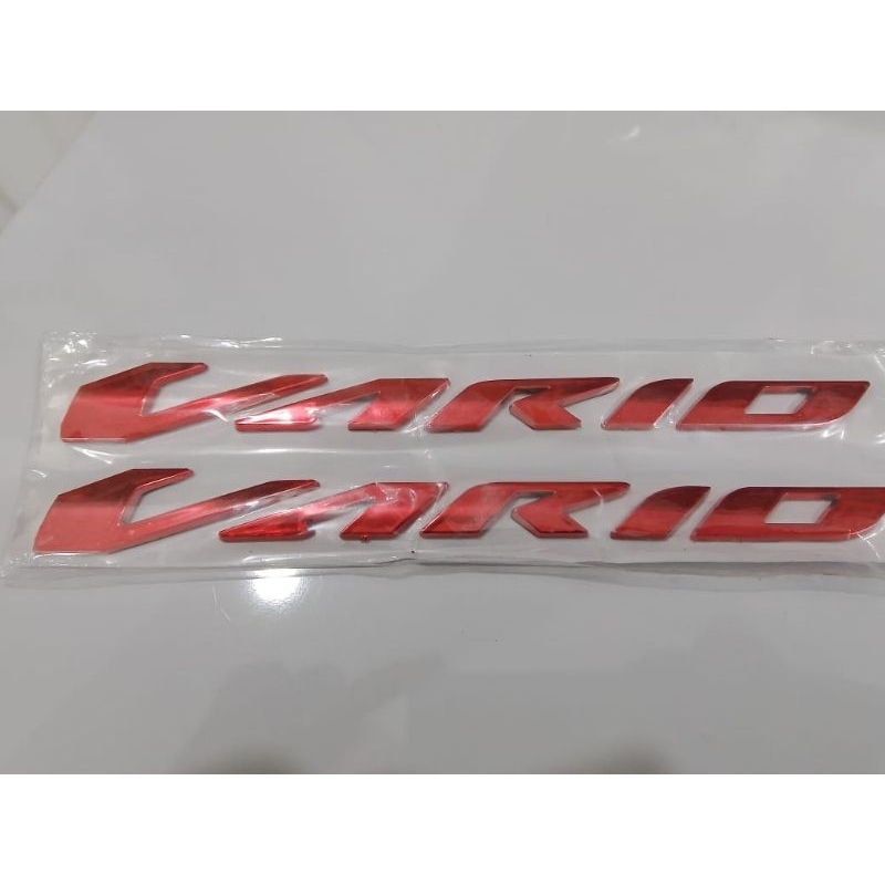 Emblem VARIO MERAH