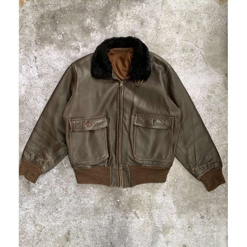 Flight Jacket Leather G1 Vintage