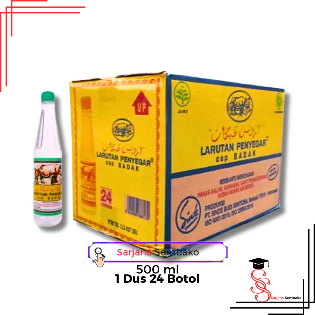 

Larutan Cap Badak 500 ML - 1 Dus 24 Botol
