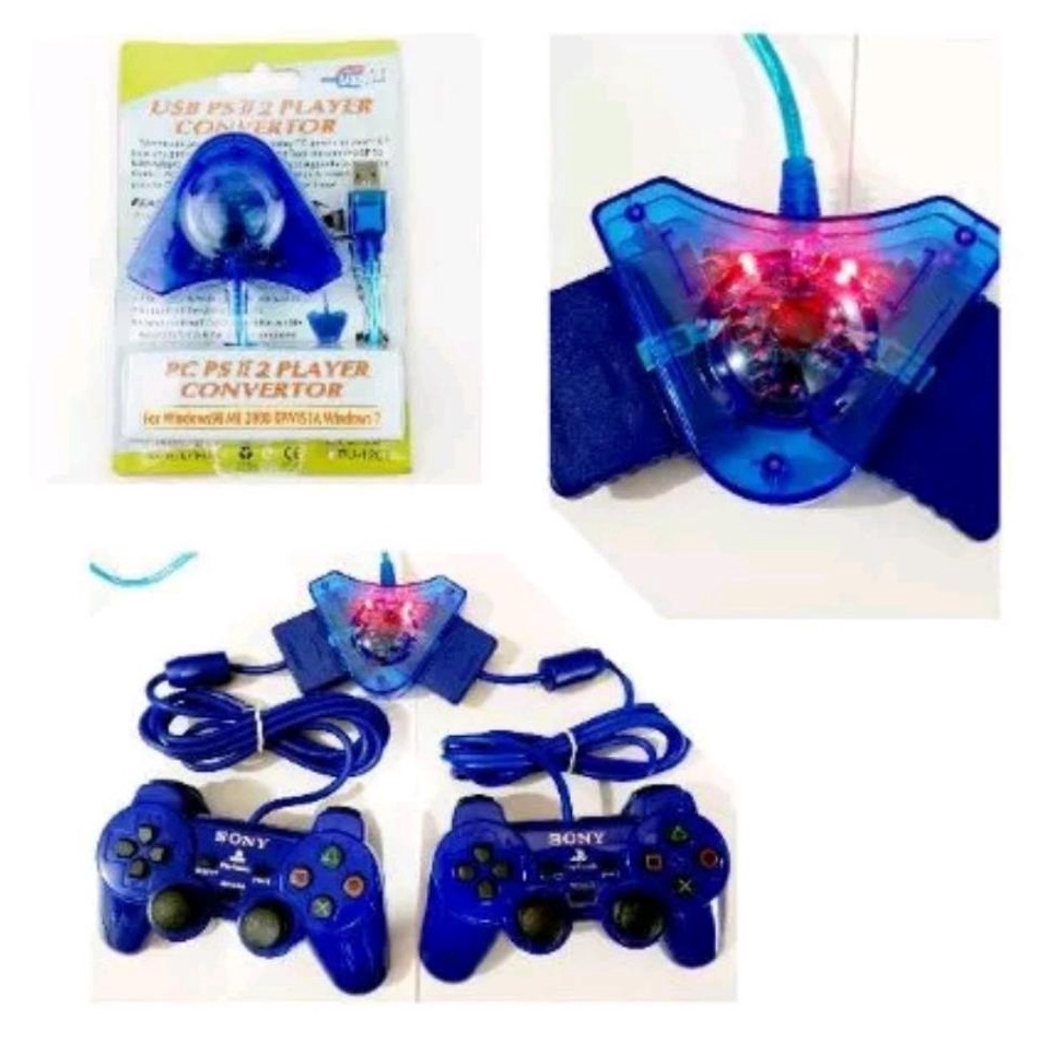 Terbatas Convertor Stik Ps2 Lampu 2 Cabang Double Stik Ps2 Converter Double Stik Ps2 Convertor Stik 