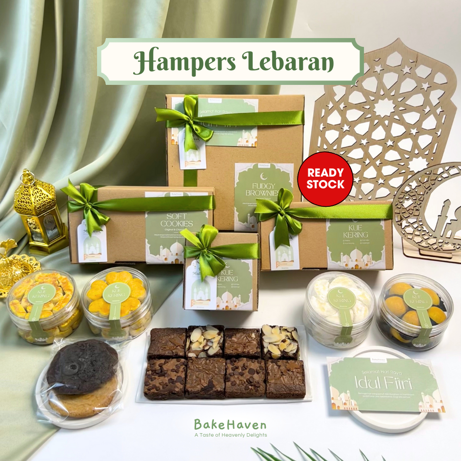 

(READY) Hampers Kue Lebaran Idul Fitri 2025 - Hampers Fudgy Brownies/Soft Cookies/Kue Kering FREE KARTU UCAPAN