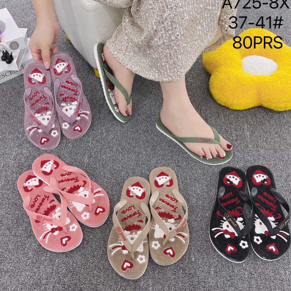 KODE R34I LCR SANDAL DURI REMAKTIK JEPIT REFLEKSI TERAPI SANDAL DURI WANITA