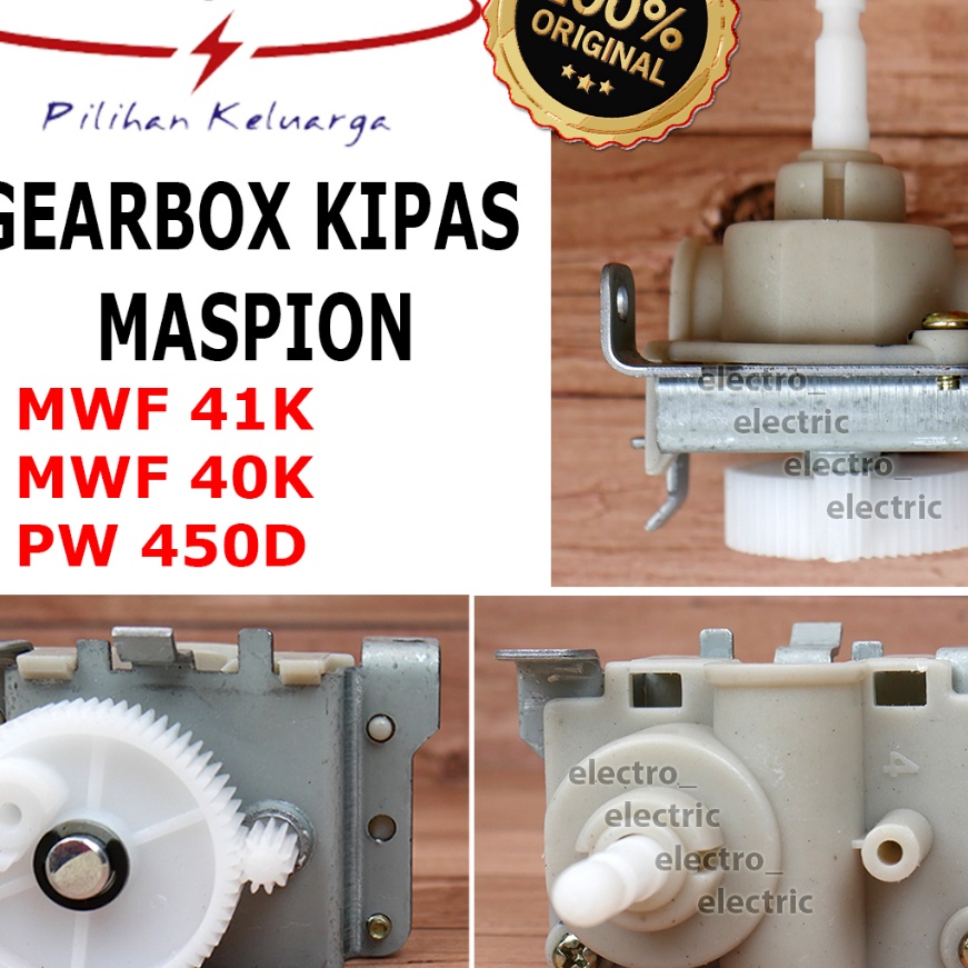 Sale Sparepart Gear Box Kipas Angin Maspion Kotak Untuk MWF41K MWF4K PW45D Orinal