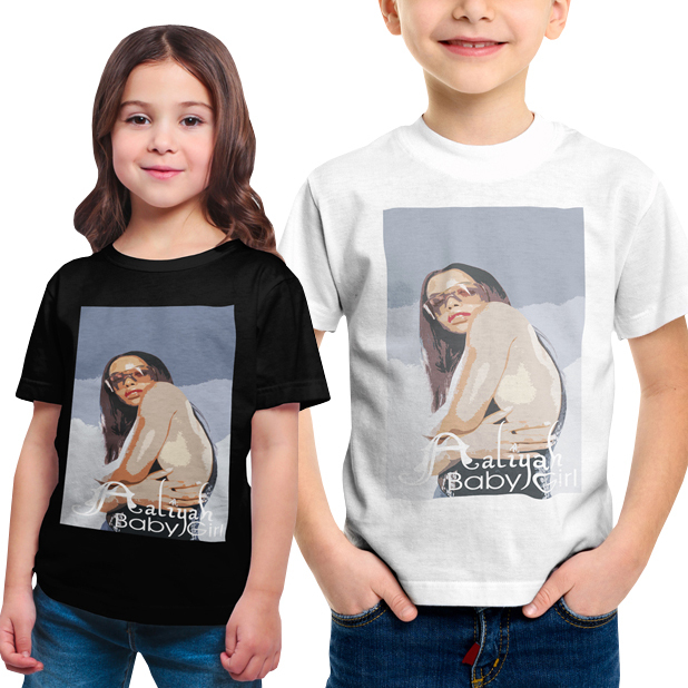Kaos Aaliyah Baby Girl Tshirt Anak Umur 2 s/d 12 Tahun