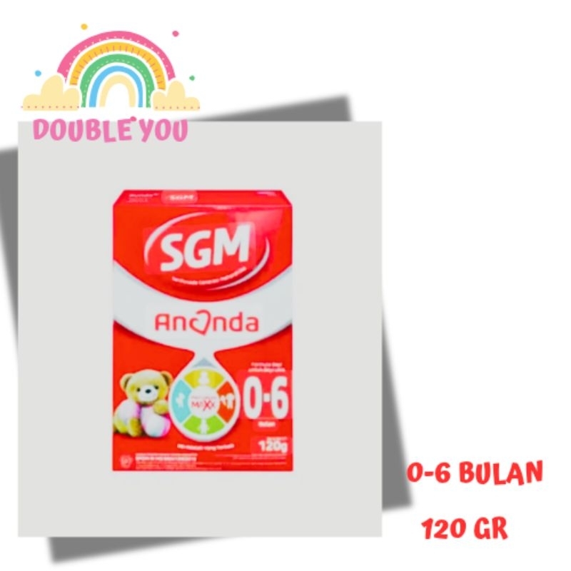 Susu Formula SGM Ananda 0-6 bulan, 120 gr