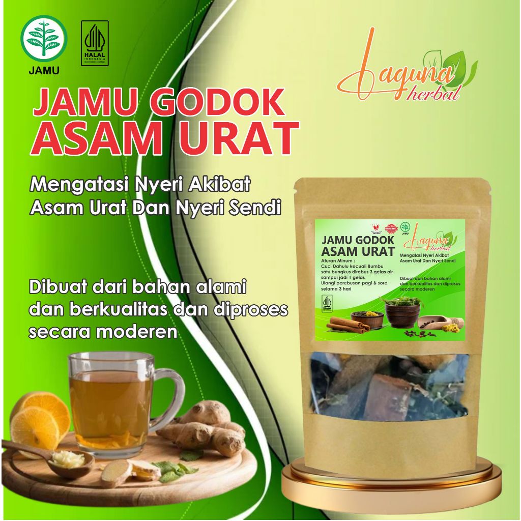 

Jamu Herbal Godok Rebusan Asam Urat Alami 100 gram