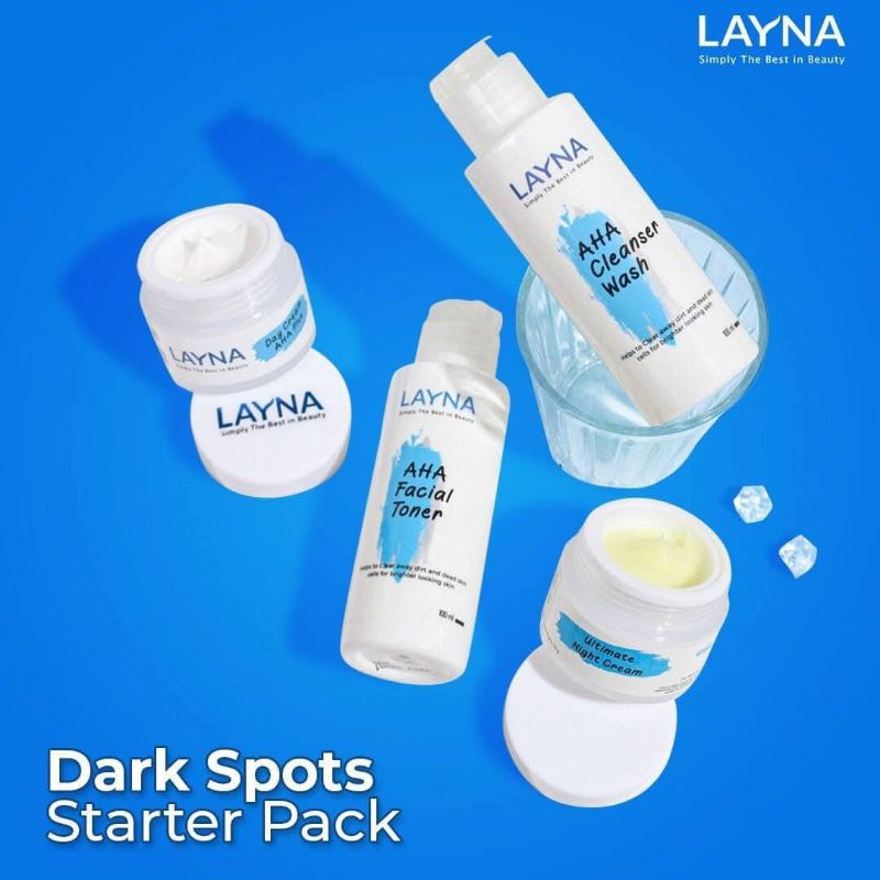 LAYNA ALL VARIAN | ACNEWHITEGLOW | Acne whiteglowBrightening glowShootingwhiteningDnasalmonUltimates
