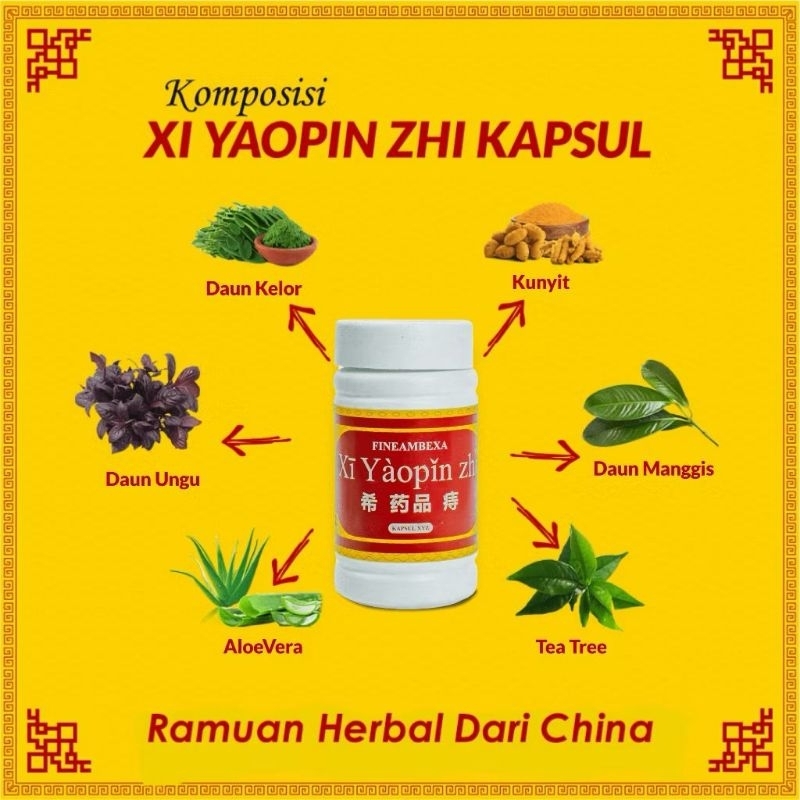 

Kapsul Xi Yaopin Zhi Herbal Obat Wasir Ambeyen Paling Ampuh