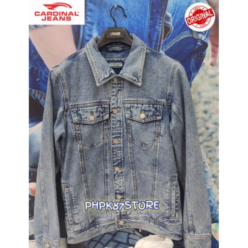 JAKET DENIM PRIA ORIGINAL MEREK CARDINAL JEANS