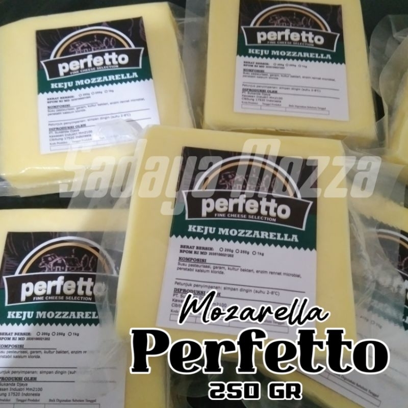 

Keju Mozzarella Perfetto 250 gr