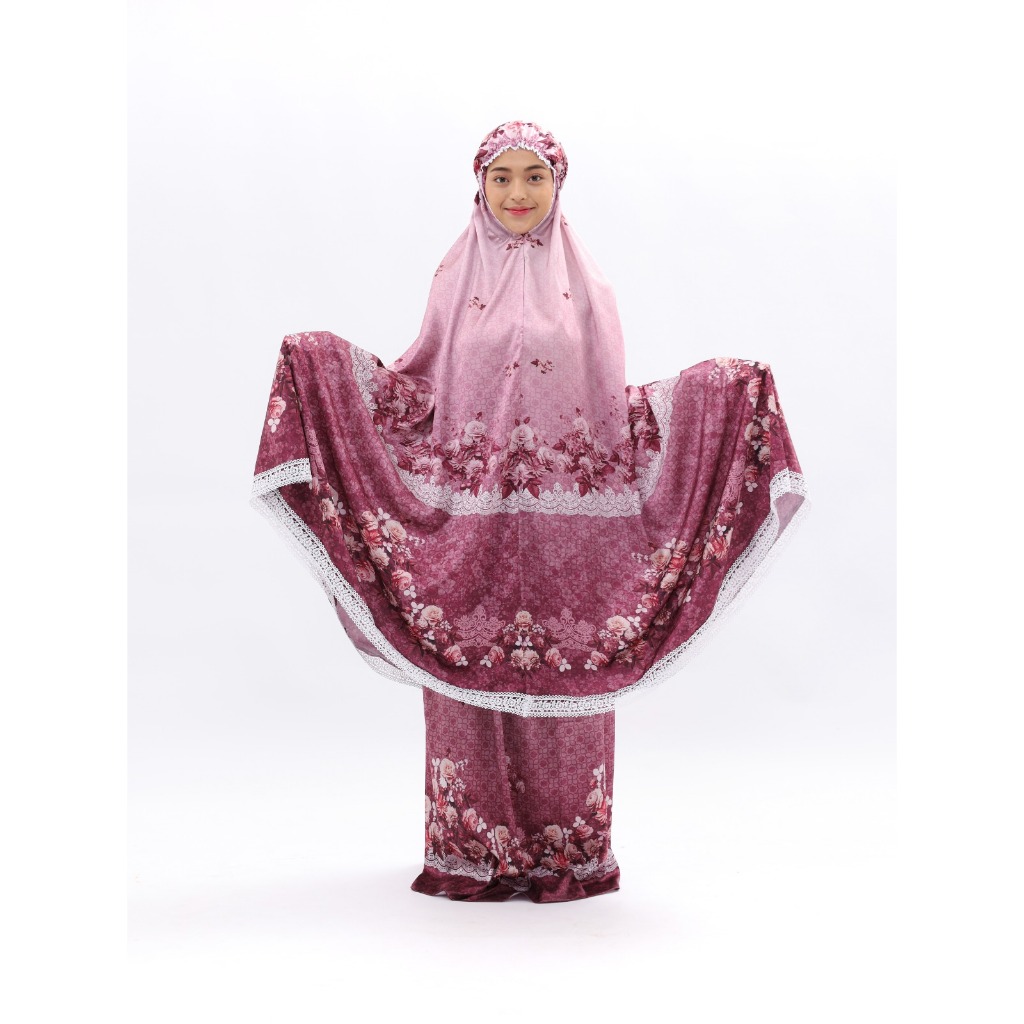 Mukena Sutra Silk Premium – Elegan, Lembut, dan Nyaman Dipakai  (FREE SAJADAH) Mukena Silk Premium