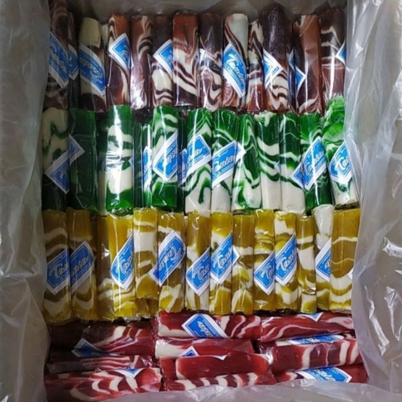 

Dodol Garut warna warni / Dodol Garut Zebra Berat 1 Kg