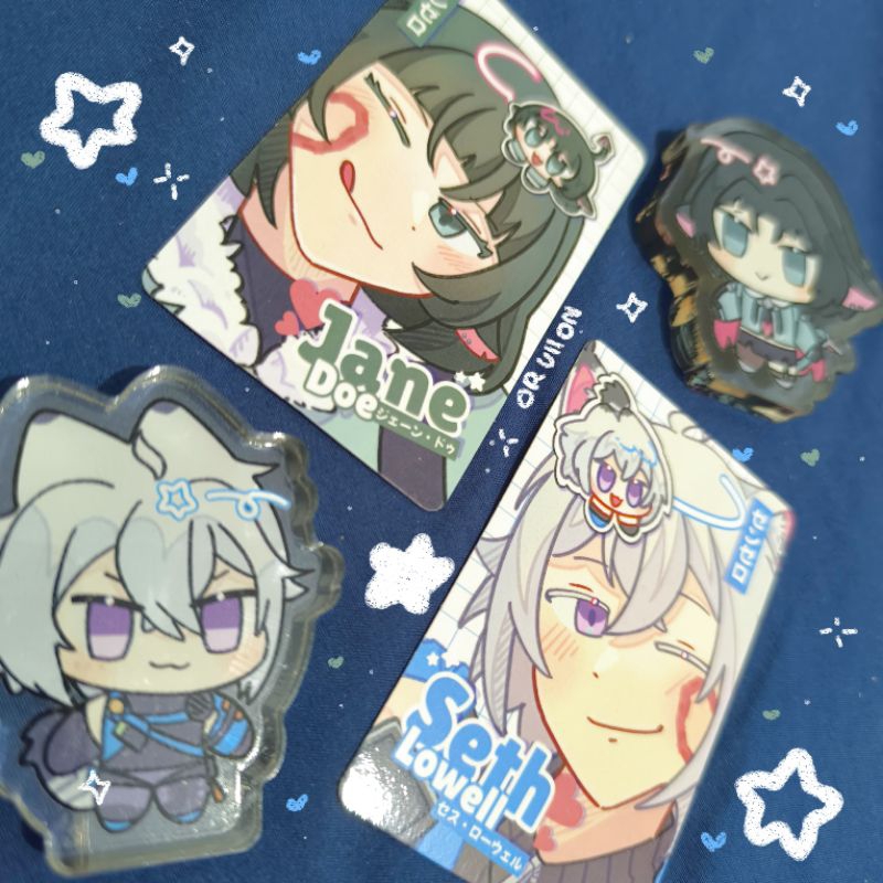 [ZZZ] Zenless Zone Zero Jane Doe & Seth Lowell Photocard | Janeseth/Sethjane