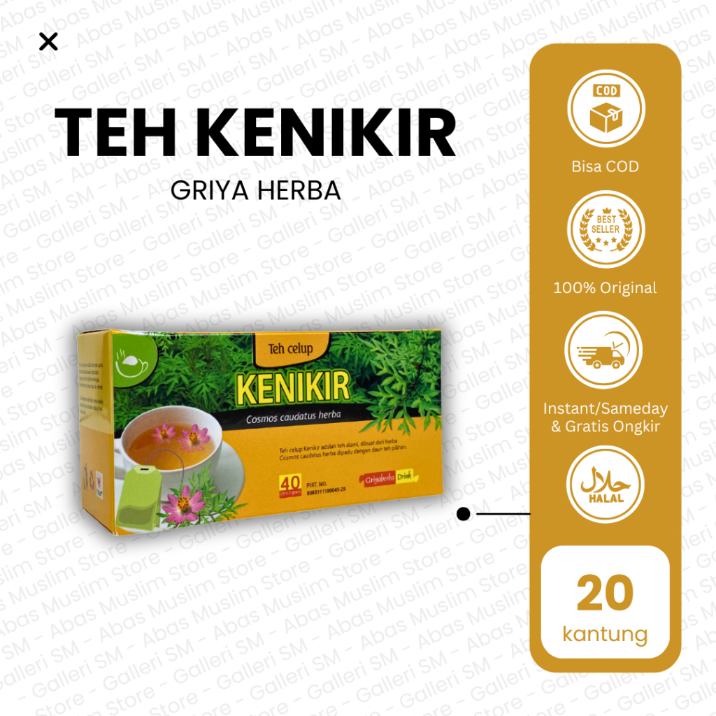 

Teh Kenikir Griya Herba Minuman Herbal Celup Isi 20 Menjaga Kesehatan Jantung