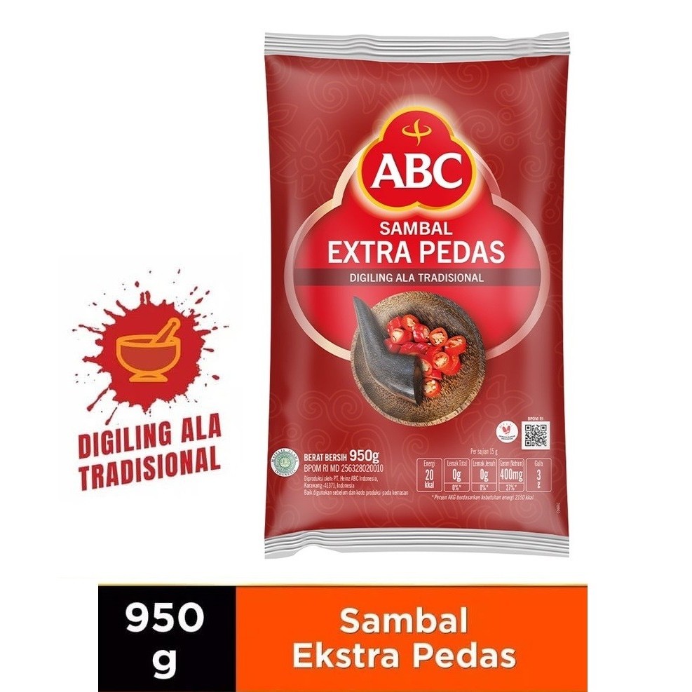

ABC Saus Sambal Extra Pedas 95gr / Saos Digiling ala tradisional