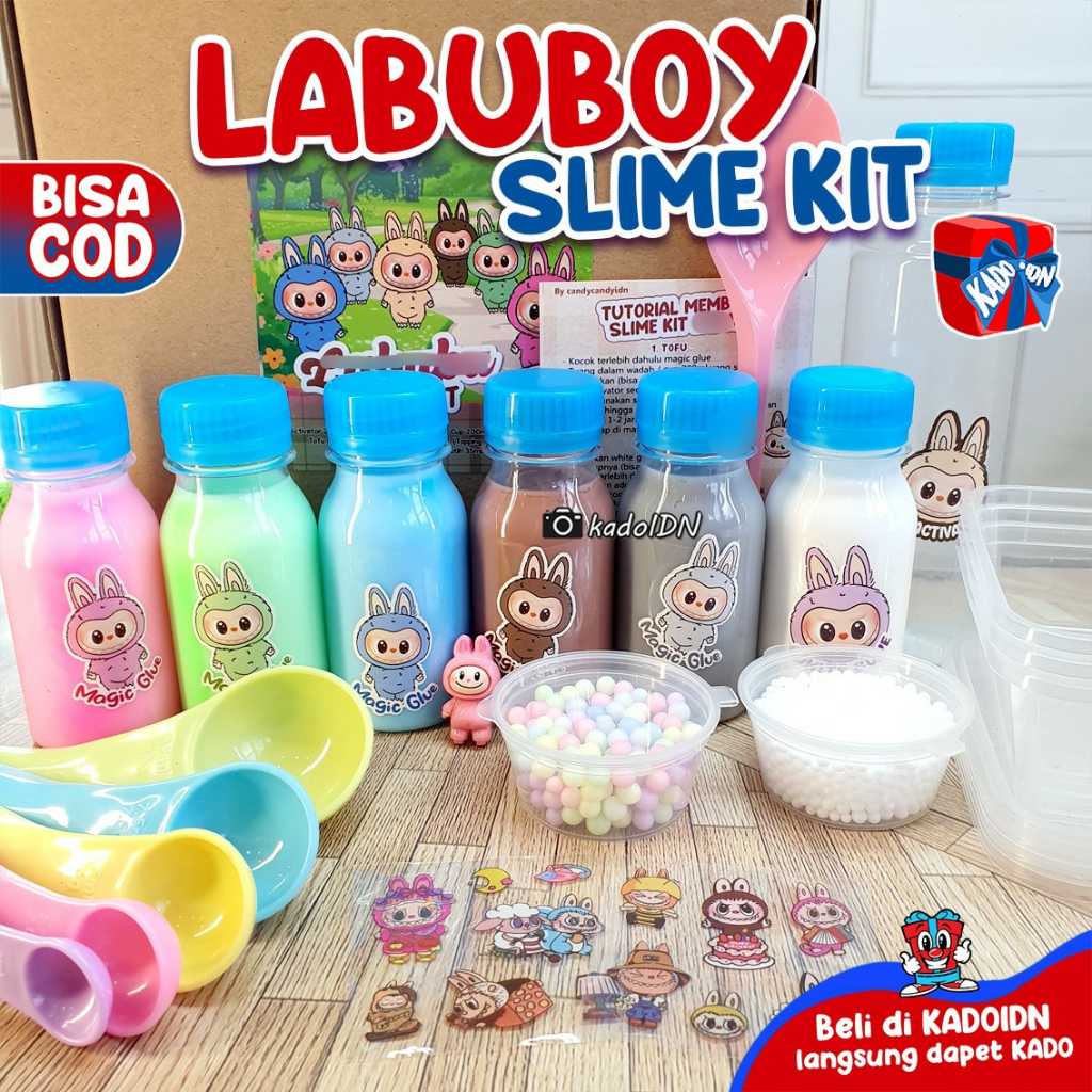 Slime Kit LABUBU by Kadokado.idn