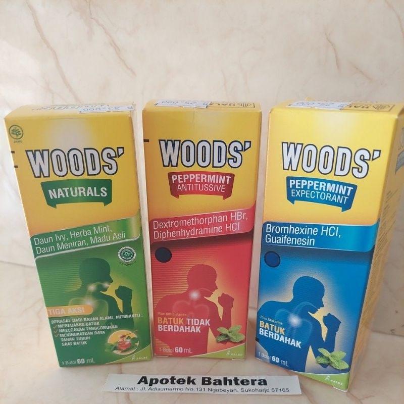 WOODS SIRUP OBAT BATUK BERDAHAK DAN BATUK KERING