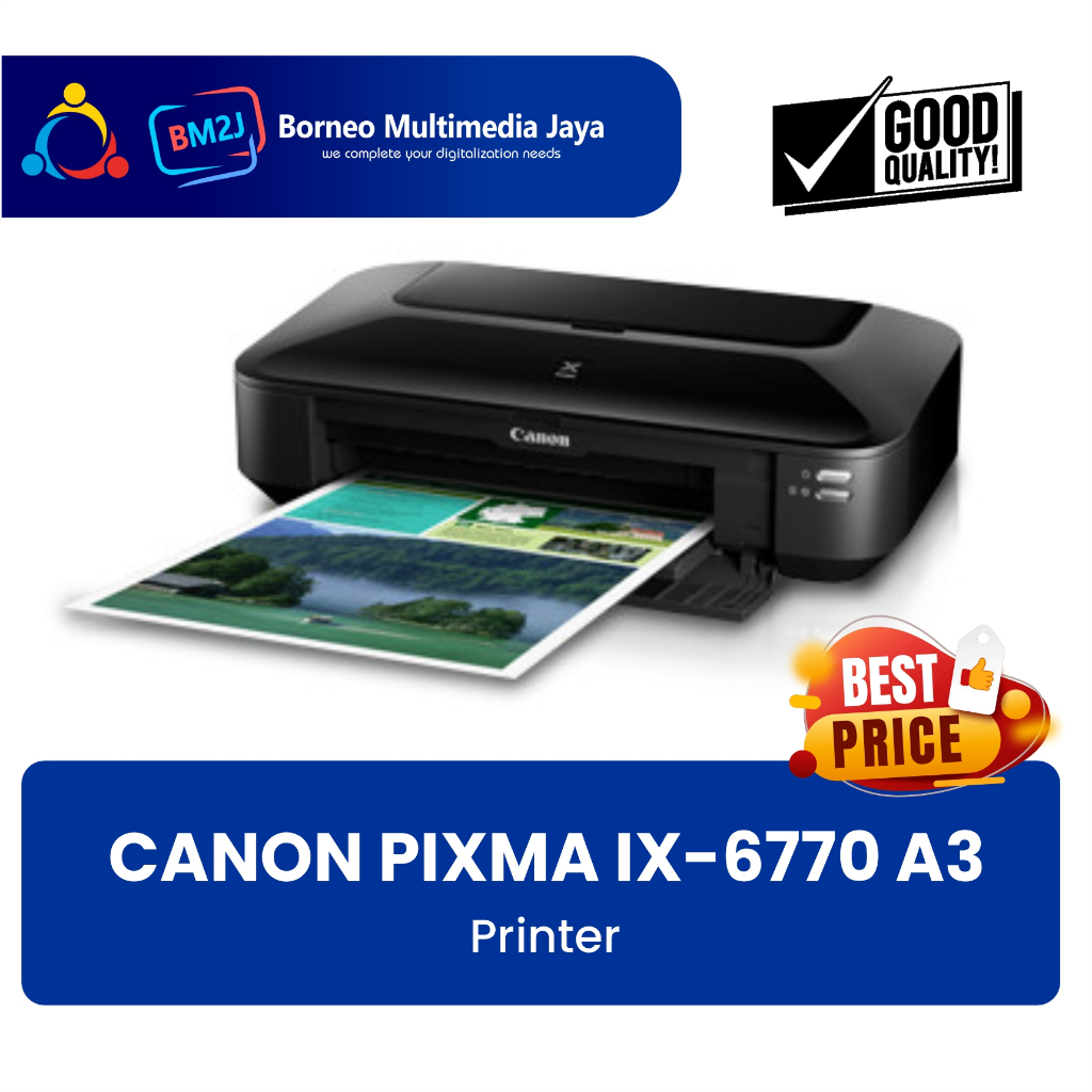 Printer Canon PIXMA IX6770 IX 6770 IX-6770 Print A3 GARANSI RESMI