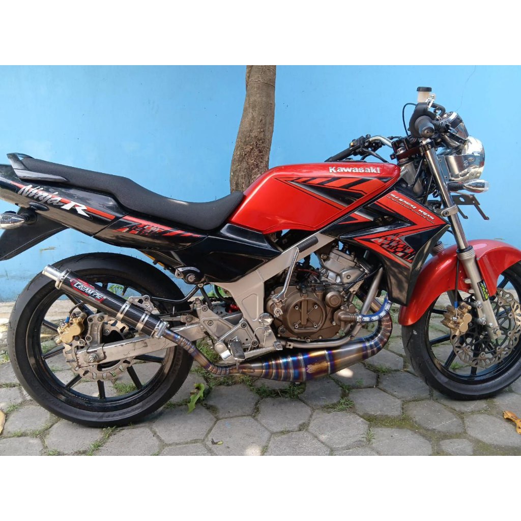Knalpot Creampie Ninja Titanium Original Asli Jogja