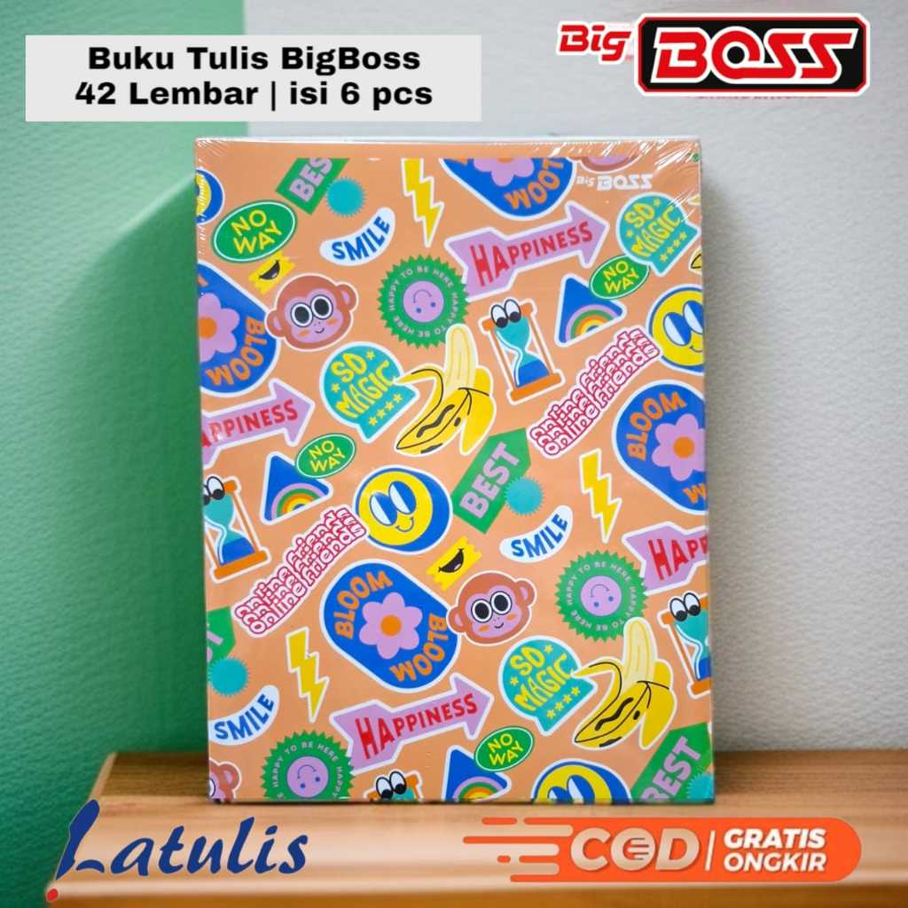 

Buku Tulis Big Boss 42 Lembar Pak isi 6 Buku