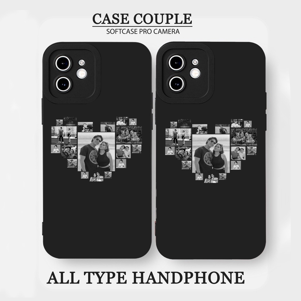 CASE CUSTOM 12 FOTO LOVE COUPLE SOFTCASE SILIKON PROCAMAERA READY FOR ALL TYPE HP