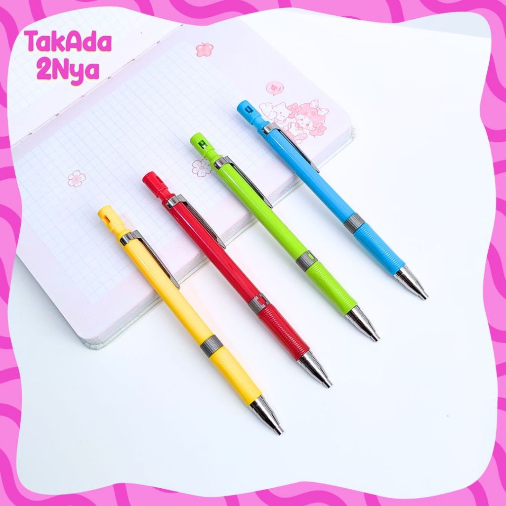 

Pensil Mekanik Jun Da TY-820 2mm Full Color Cetek Alat Tulis Sekolah dan Kantor Unik Korea Murah