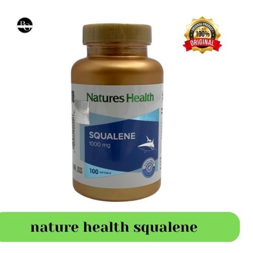 Natures Health Nature's Health Squalene 1000mg 1000 MG 100 Softgels