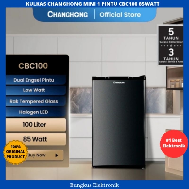 KULKAS CHANGHONG 1 PINTU CBC100 100LITER KULKAS CHANGHONG 1PINTU