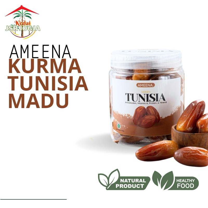

[ TOPLES ] Kurma Tunisia Madu 350GR Deglet Noor Honey Premium Original High Quality