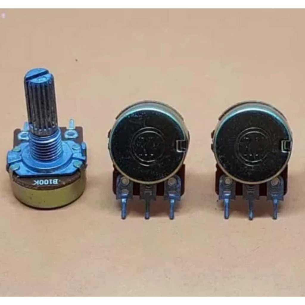 RD0961 potensio mono rotary potensio klik 10k 20k 50k 100 by PCM LTC GLODOK