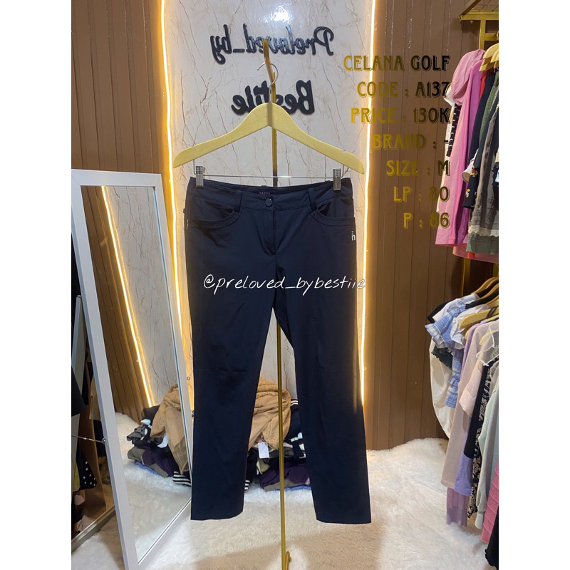 celana golf wanita second ori