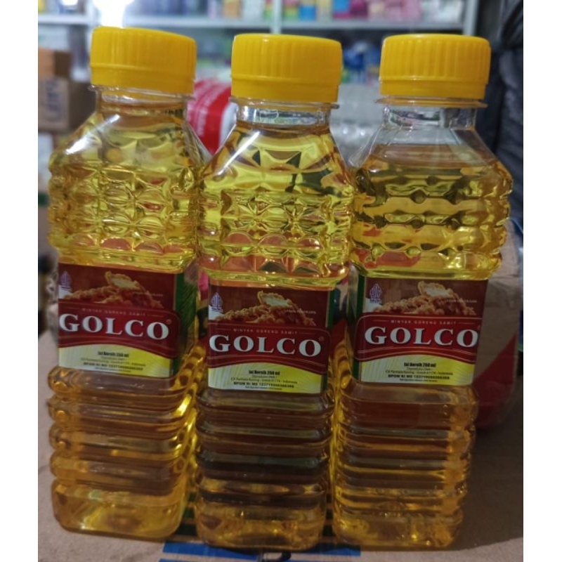 

Minyak goreng Golco 250 ml botol (PAKET isi 6)