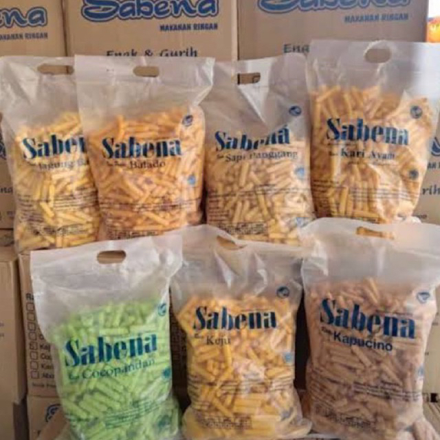 

Sabena Snack Stik Aneka Rasa Snack balado Sabena 360gram - Camilan Stik Enak