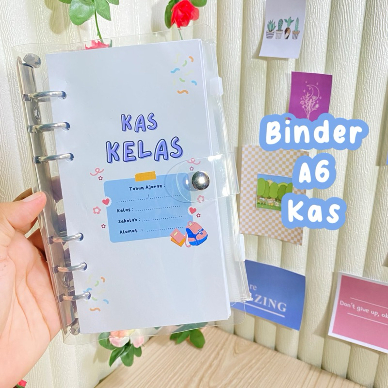 

Paket Binder A6 Kas Kelas Organisasi Ekskul Bendahara