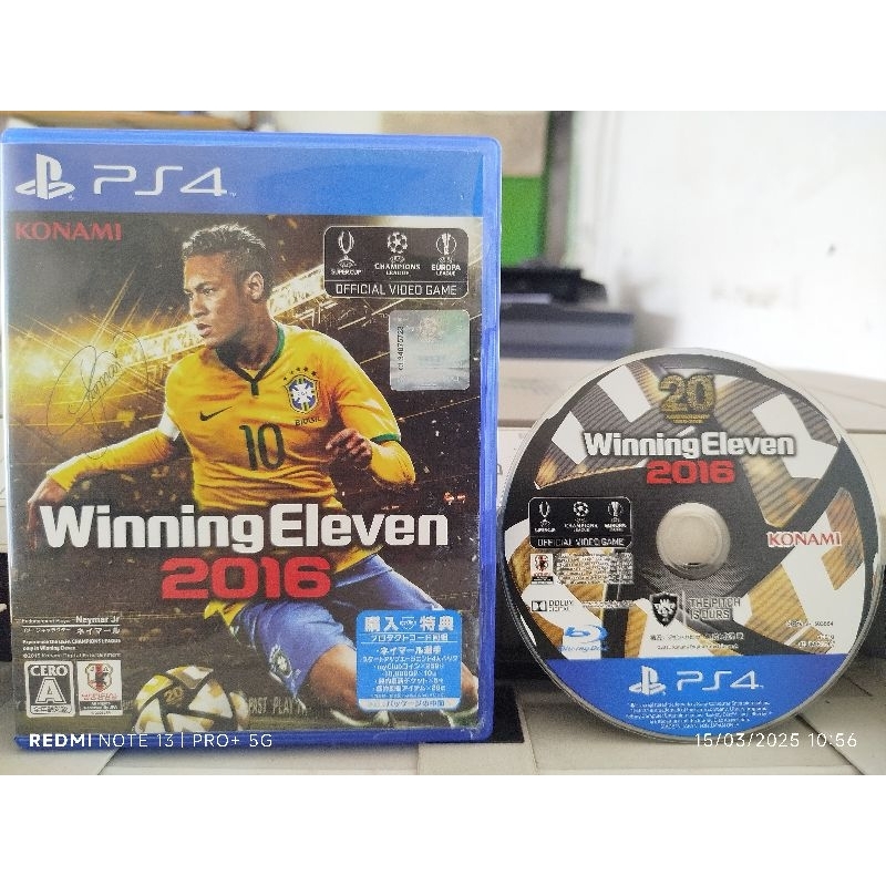 BD/Kaset Ps4 Wining eleven 2016/Pes 16. Reg 2