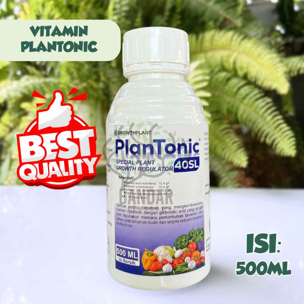 PLANTONIC 40SL 500ML Pupuk ZPT Percepat Pertumbuhan Vegetatif Tanaman Holtikultura