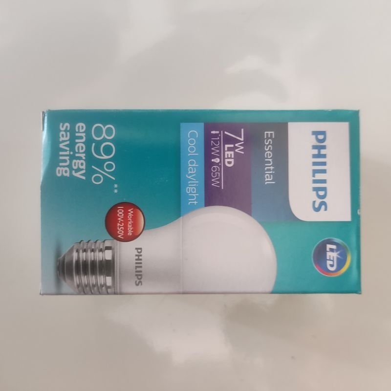 LAMPU PHILIPS 7W LED ESSENTIAL LAMPU 7 WATT PHILIPS