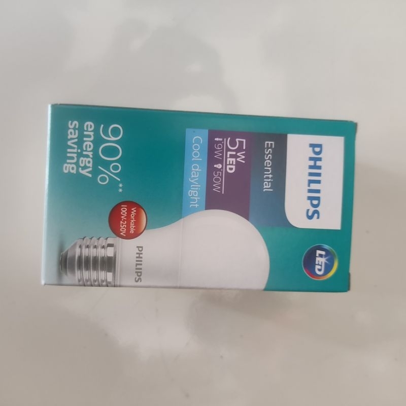 LAMPU PHILIPS 5W LED ESSENTIAL LAMPU 5 WATT PHILIPS