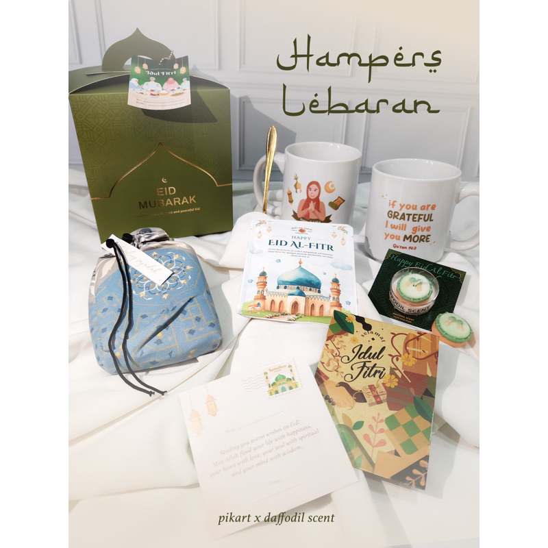 HAMPERS LEBARAN / Custom Mug/ Hampers Mug/ Birthday Gift/ Personalised Mug/ Christmas Hampers / Idul