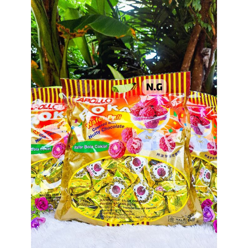 

ROKA COKLAT WAFER BALL ISI 50pcs