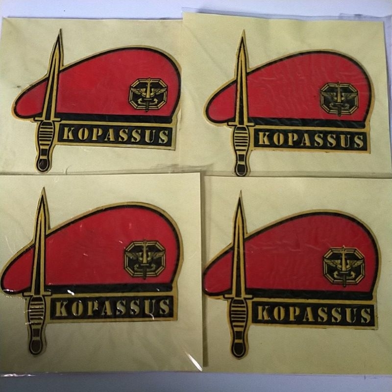 

stiker timbul Baret Kopassus