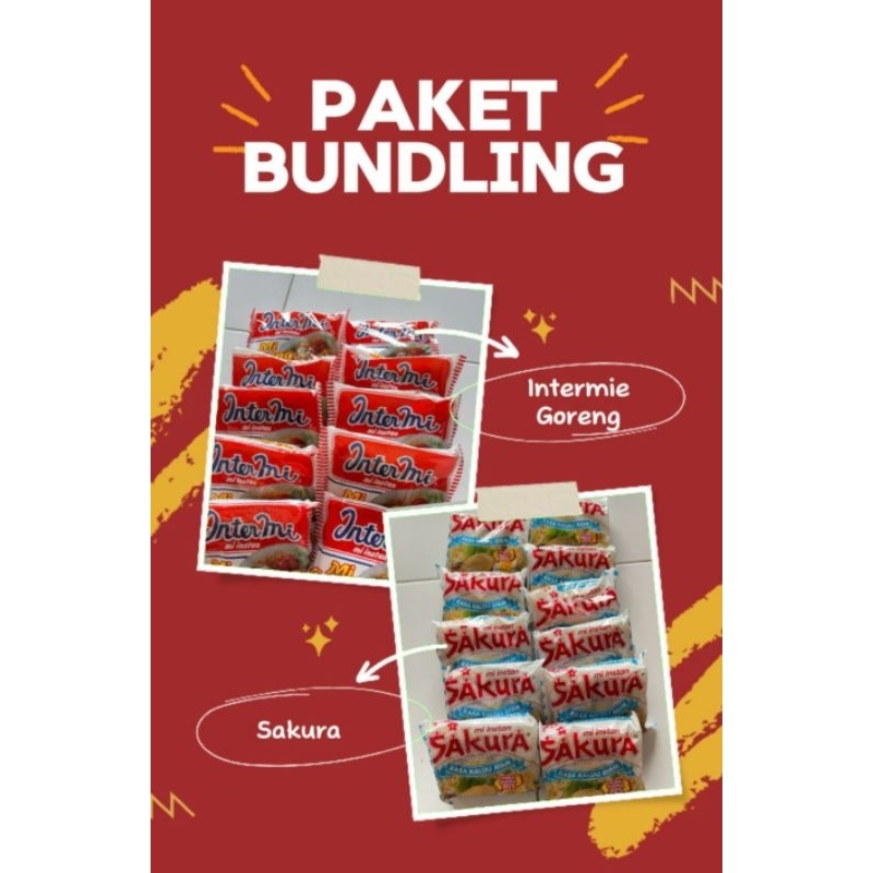 

[MIX] Paket Spesial Intermi Goreng + Sakura Kaldu Ayam [1 Dus] Isi 40 Bungkus