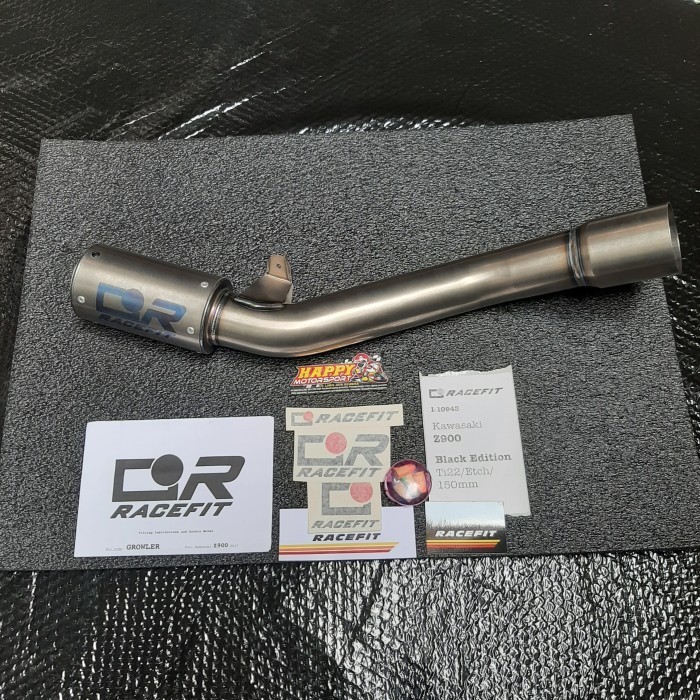 Knalpot RACEFIT Kawasaki Z900 2022 Black Edition Titan Original Italy