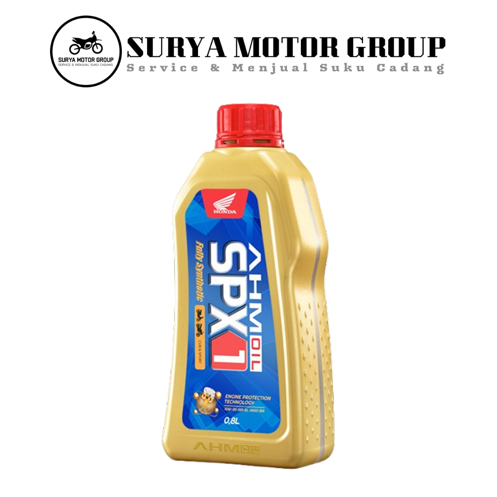 Jual Oli mesin motor AHM Oil Honda SPX1 SPX-1 SPX 1 0,8 0.8 L Liter 800ml 800 ml Ori Original Asli