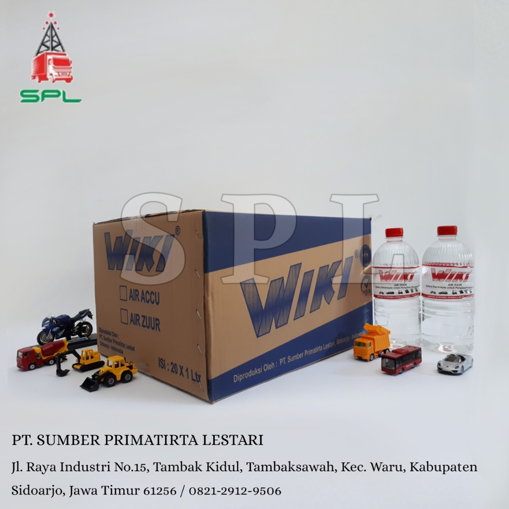 1 DUS WIKI AIR ZUUR 1 LITER / AIR ZUUR AKI WIKI 1000 ML ( ISI 20 BOTOL)
