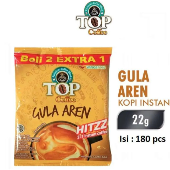 

Top Coffee Gula Aren Kopi Instan [22 g/ 180 Sachet/ Karton]