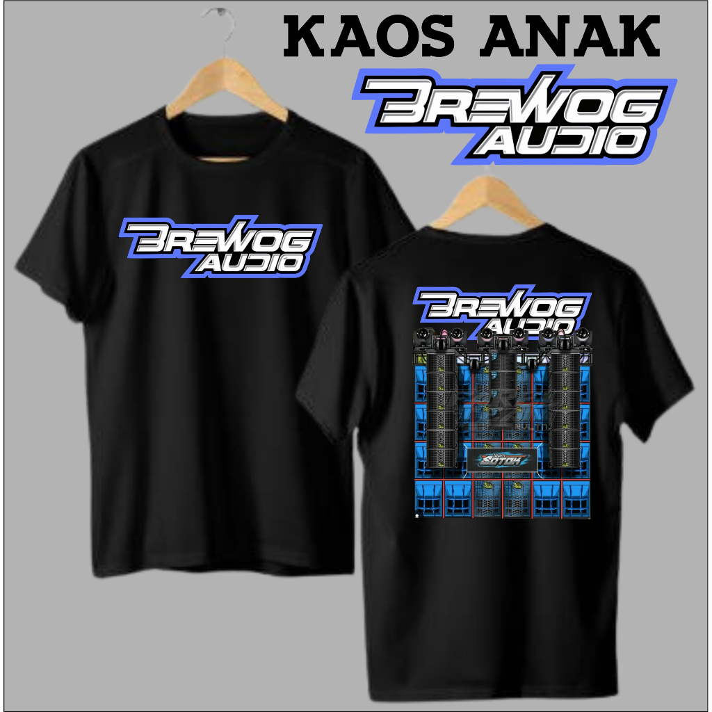 kaos anak BREWOG kaos sound system anak