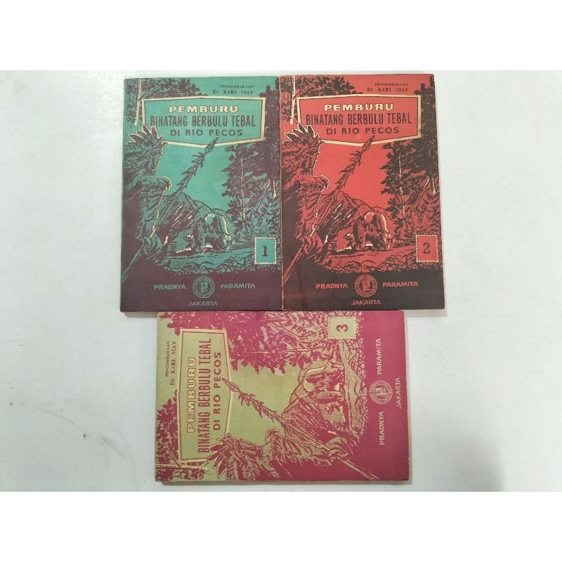 Novel Saduran Klasik Winnetou Pemburu Binatang Berbulu Tebal Di Rio Pecos (Cover Klasik), karya Karl