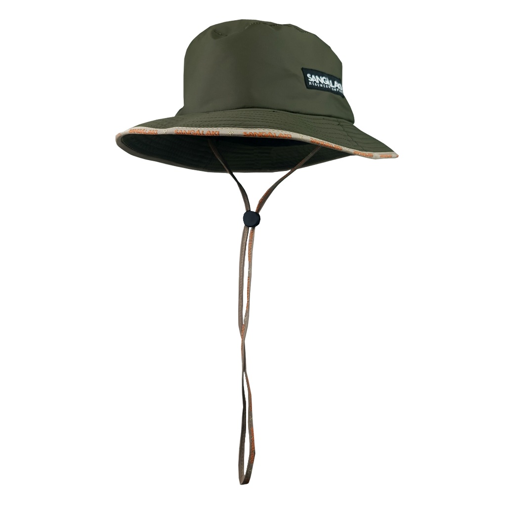 Topi SANGALAKI Jungle Hat Oval Green army