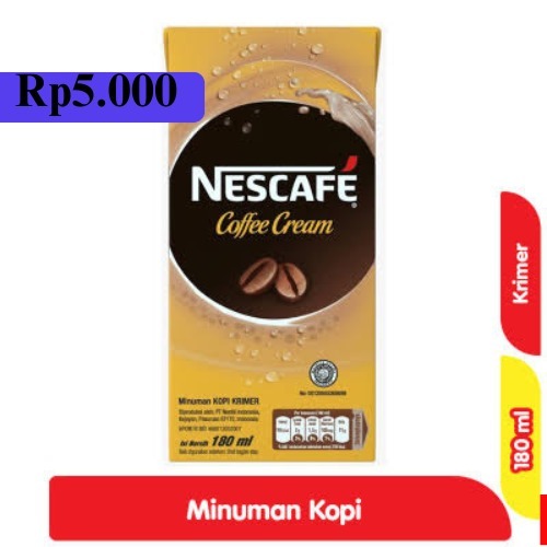 

Nescafe Coffee Cream Minuman Kopi Rp5.000